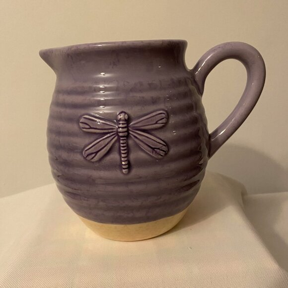 Lavender Teleflora Gift Dragonfly Vase, Flower Vase, Boho Home Decor - Picture 1 of 13